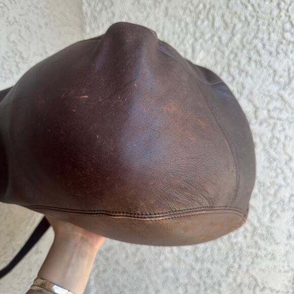 COACH Vintage Duffle Soho XL Vermillion in Dark Brown Leather Bag Purse 4082 CR - Picture 7 of 16